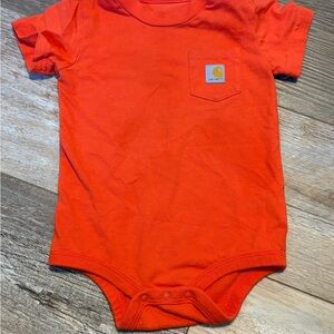 Carhartt Vibrant Orange Infant Bodysuit